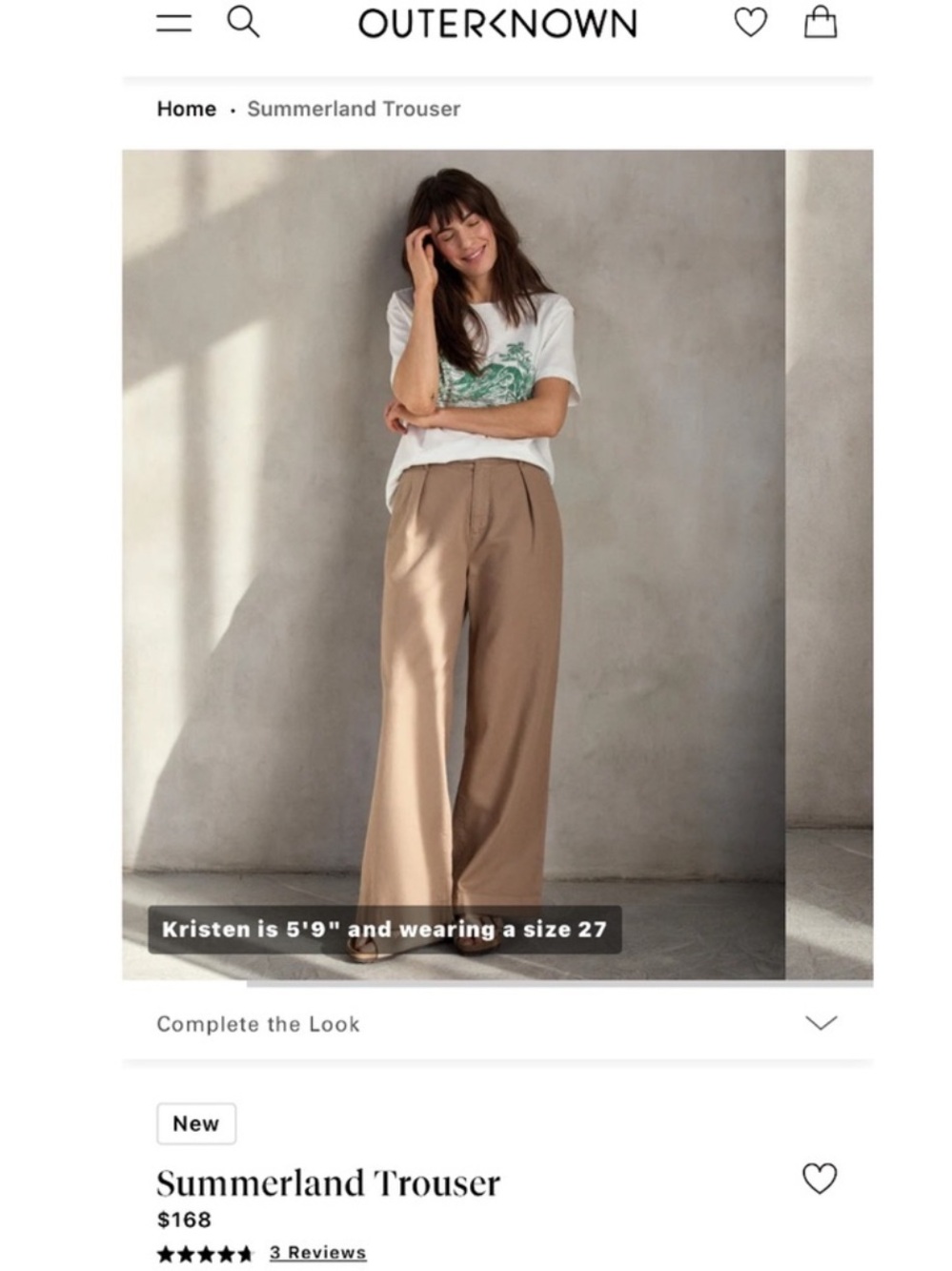 Outerknown Summerland Trouser 27 chestnut brown office tailored old money - Picture 3 of 12